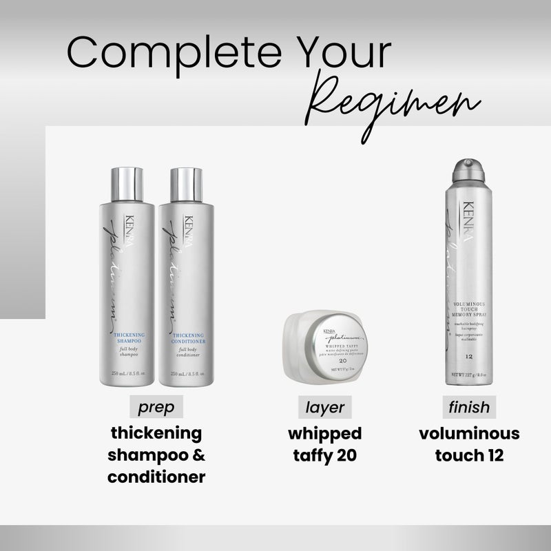 Kenra Professional Platinum Whipped Taffy 20 | Matte Defining Paste | Delivers An Ultra-Matte, Firm Hold Finish | Sculpts, Smooths & Texturizes Styles | All Hair Types | 2fl. Oz - Image 5