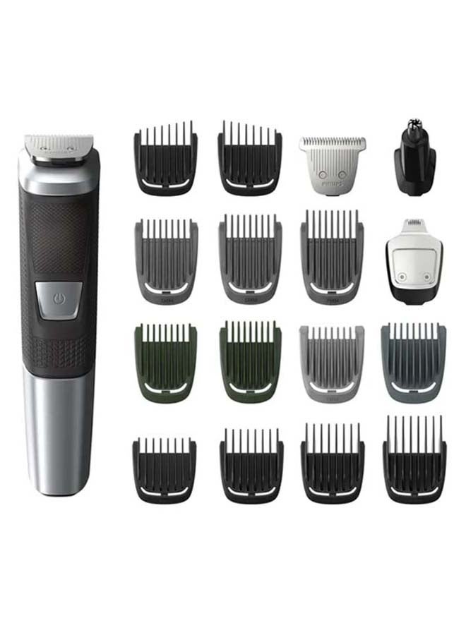 Philips Multigroom Series 5000 All-In-One Trimmer Black/Silver/Green - Image 1