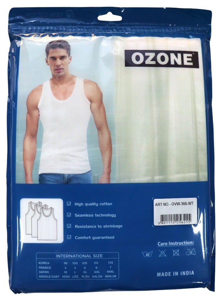 أوزون الرجال سترة 3 قطعة القطن قطرة إبرة قسط - Image 2