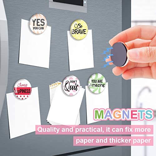 Weewooday 10 Pcs Inspirational Magnets for Refrigerator Fridge Decor Accessories Motivational Glass Quote Fun Magnet for Cabinet Kitchen Whiteboard Office (Encouragement Pattern) - Image 4