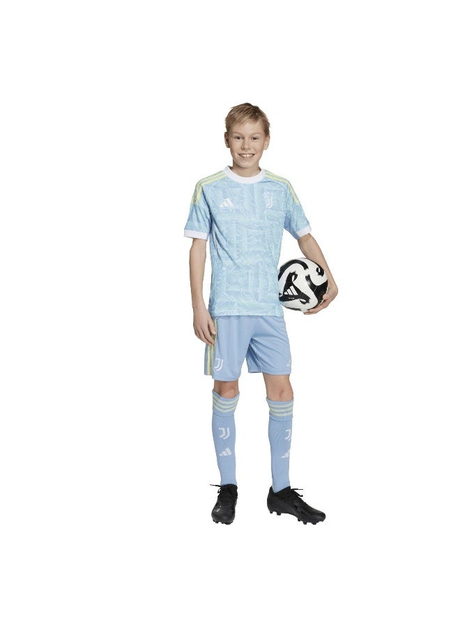 Adidas Juve A Sho Y Blue Football Shorts For Junior 7-8Y  - Image 4