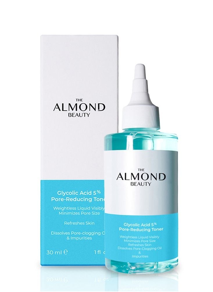 THE ALMOND BEAUTY Pore Reducing Toner Glycolic Acid 5% AHA + BHA  - Image 1