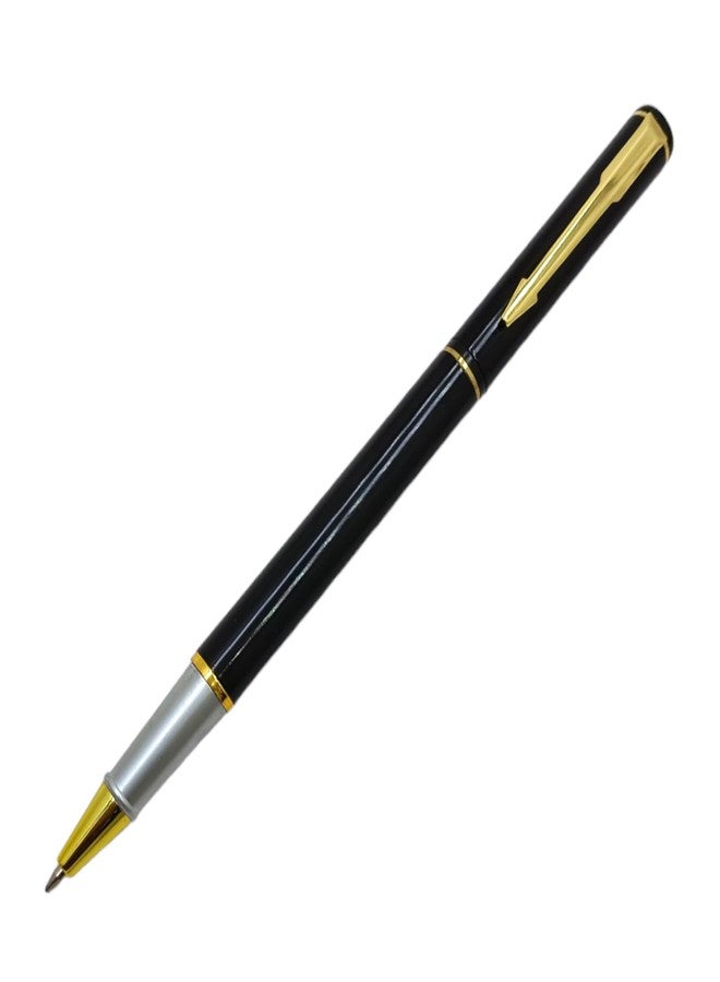 auteur 801 Roller Ball Pen Executive Black Metal Body With Gold Plated Clip Best Gift Pen For Men & Women Professional Executive Office, Nice Pens (Blue Ink) - Image 5