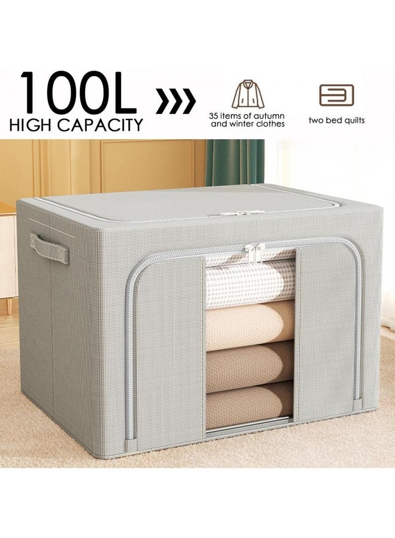 AIWANTO 2 Pack Storage Bags 100L（60*42*40）  - Image 2
