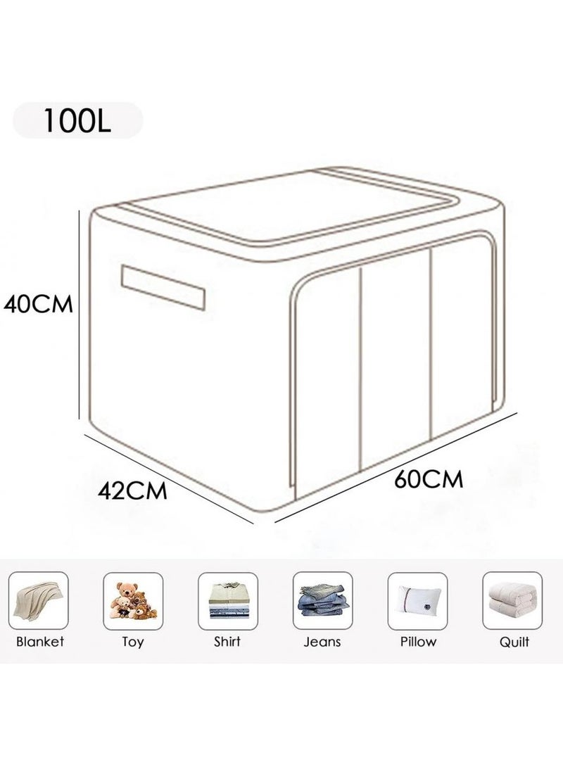 AIWANTO 2 Pack Storage Bags 100L（60*42*40）  - Image 3