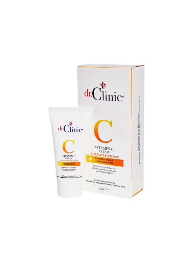 dr.Clinic DR. CLINIC | Vitamin C Facial Day Cream | Daily Hydration & Brightening | Liposomal Vitamin C & Hyaluronic Acid | Smooth, Radiant, Even Skin Tone | 50 ml