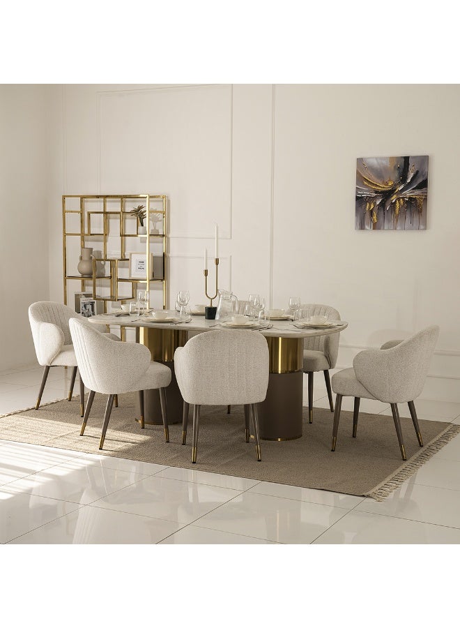 ROYAL FURNITURE Modena Dining Set 1+6  - Image 1