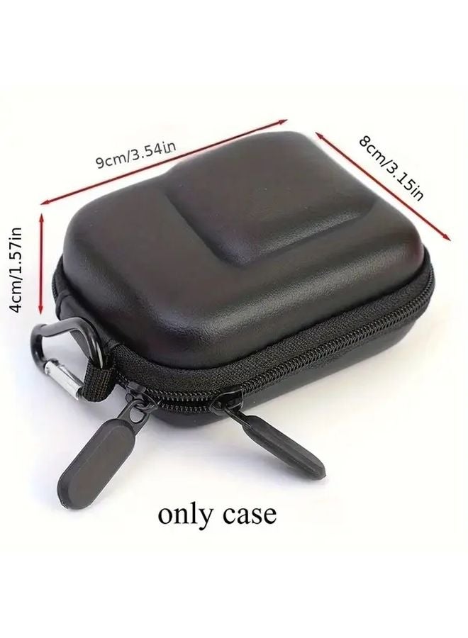 Deep Black Portable Mini Bag For DJI Osmo Action 5 Pro 3 4 GoPro 13 12 11 10 Insta360 Ace Pro - Image 4