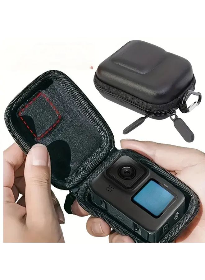 Deep Black Portable Mini Bag For DJI Osmo Action 5 Pro 3 4 GoPro 13 12 11 10 Insta360 Ace Pro - Image 2