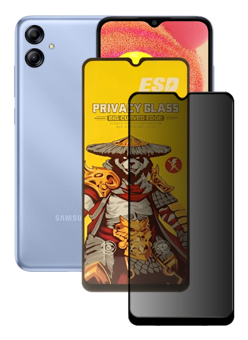 ESD Tempered Dustproof Privacy Glass Screen Protector Compatible For Samsung Galaxy A04e - Image 1