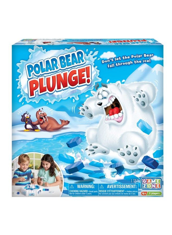 GAME Zone Polar Bear Plunge Interactive Tabletop Multiplayer For Adults And Children Ages 4 And Older. - Image 4