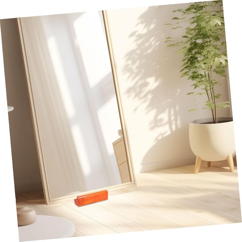 Permanent & temporary usable Wooden Floor Mirror Base Holder Anti-skid Support Stand for Full Mirrors Artistic Design for Home Office Neat Polished Finish Walnut Color Matte anti slip finish Market aligned local stock Dust tight seal Multi usage Low dust buildup Transit & use compatible Backup reserve local stock UV resistant Modern versatile shape Elegant practical multi-option build Multi item matching Diverse application fit Stain resistant Multi-market varied design options Full village delivery cover Remote area delivery Globally trusted affordable quality Natural tone color options KSA stocked goods New residential zone delivery Storage transit efficiency build Ergonomic build Durability enhanced Temp & permanent project compatible - Image 5