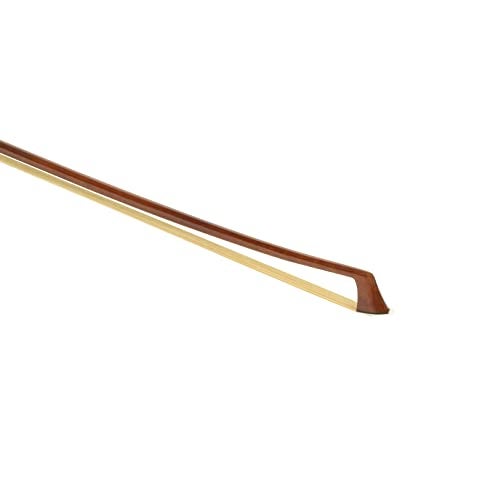 M MI & VI MI&VI NB-510 Brazilwood Violin Bow (3/4 Size) with Ebony Frog | Octagonal Silver Mount | Well Balanced | Light Weight | Real Mongolian Horse Hair - MIVI Music - Image 4