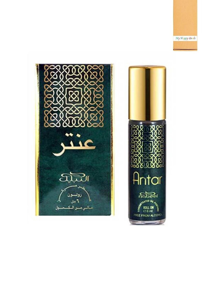 نبيل عنتر عطر زيت دوار خالي من الكحول 6 مل - Image 1
