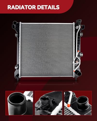 AUTOSITY CU2922 Radiator, Compatible with 2006-2011 Civic, Aluminum Automotive Replacement Radiator - Image 2