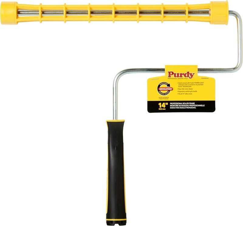 Purdy 14A751130 Revolution Roller Frame, Natural, 14" - Use with 14” Rollers - Image 1