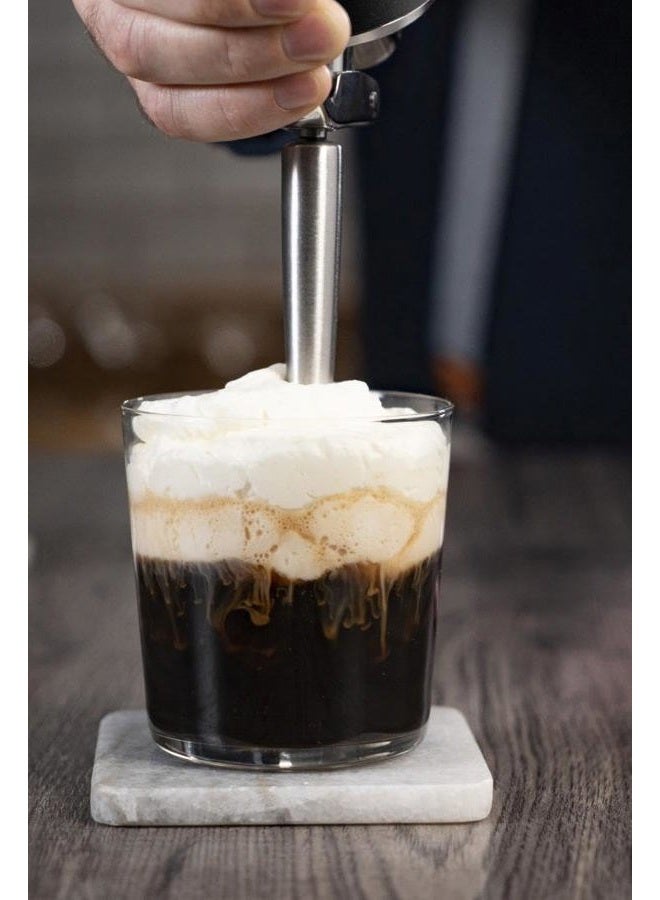 iSi North America Cream Profi Whip Professional Cream Whipper for All Cold Applications, 1 Quart, Stainless Steel/Black - Image 2
