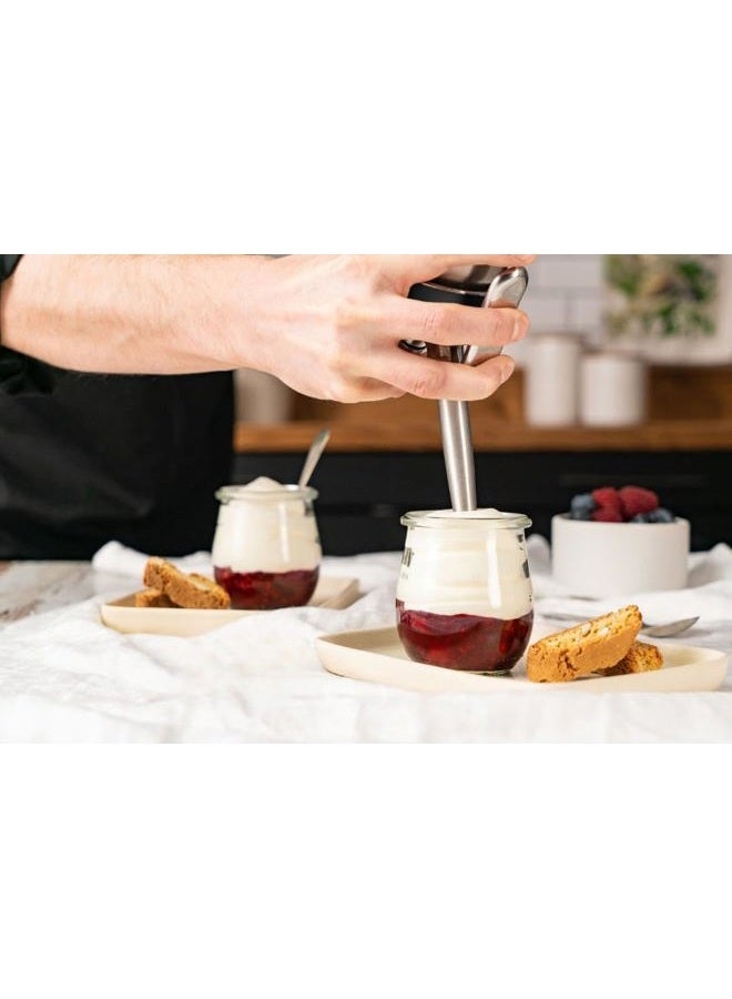 iSi North America Cream Profi Whip Professional Cream Whipper for All Cold Applications, 1 Quart, Stainless Steel/Black - Image 3