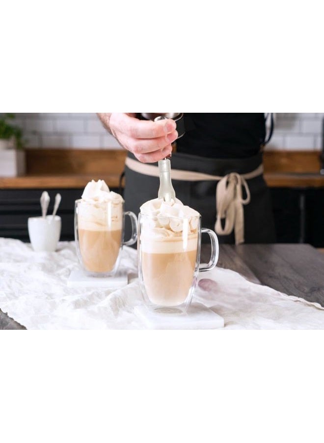 iSi North America Cream Profi Whip Professional Cream Whipper for All Cold Applications, 1 Quart, Stainless Steel/Black - Image 4