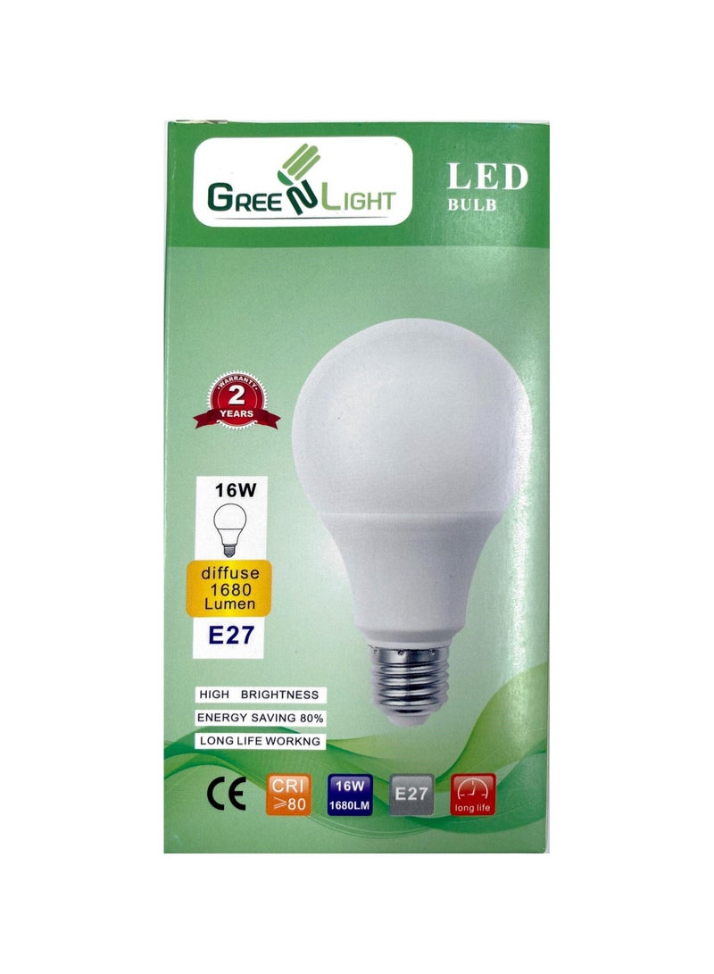قرين لايت مصباح LED أبيض 16 وات - Image 1