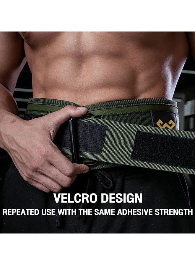 YIM-VIBEHAUS Weight Lifting Belt Gym Fitness Weightlifting Belt with Adjustable Buckle EVA Padded Adult Workout Strength Training Belt Home Sport Essentials for Powerlifting Squats Deadlifts - Image 5