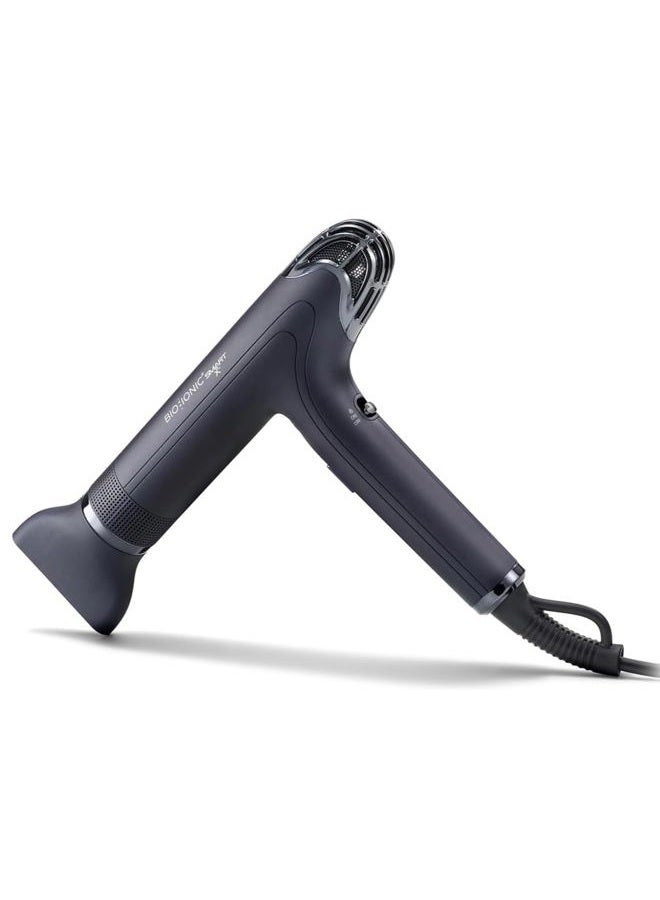 Bio Ionic SMART-X Hair Dryer with Diffuser, High-Efficiency Blow Dryer with 3 Heat & 3 Speed Settings, Gently Dries, Defines & Reduces Frizz, Self-Cleaning Function, Alpine White - Image 1