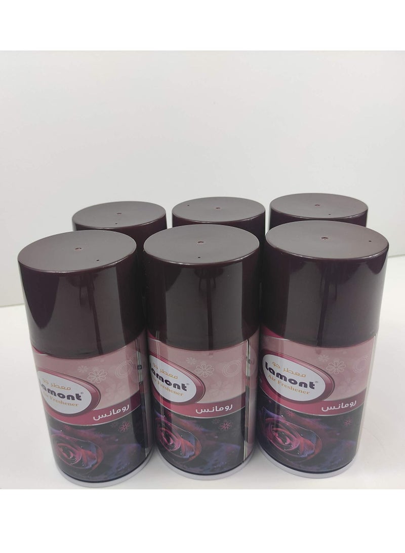 لامونت معطر بخاخ لامونت 6 قطع (رومانس, 250 مل)