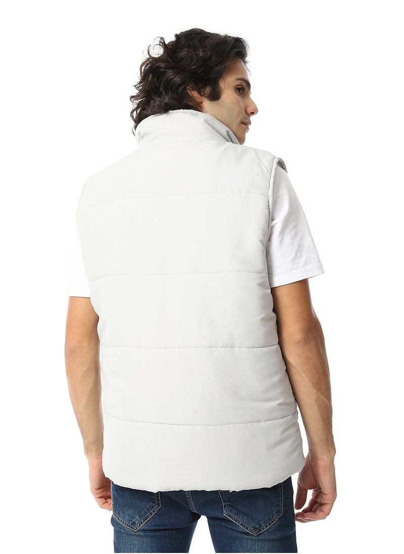 Andora Basic Turtle Neck Bomber Vest  - Image 3