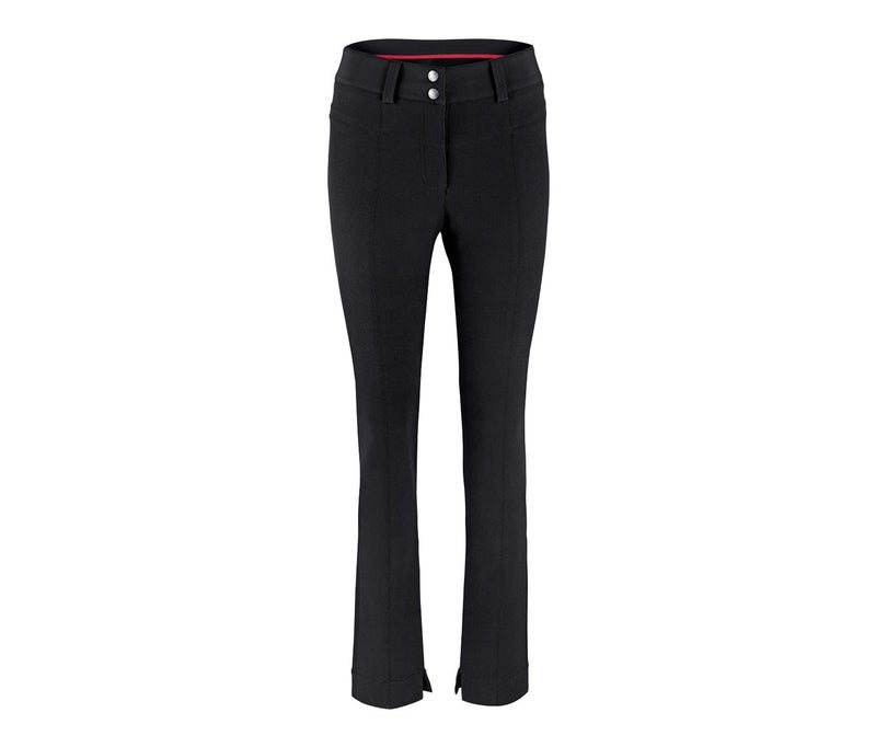Tchibo Women Plain Regular Fit Straight Leg Pants, Black  - Image 2