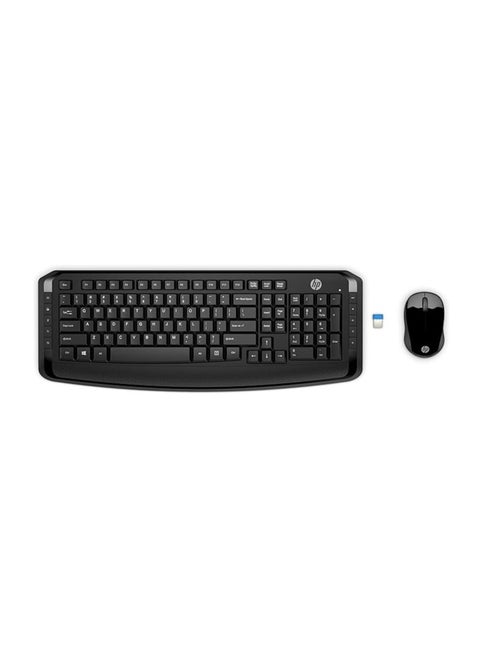 HP Wireless Desktop 300 Black Mouse and Keyboard Set English, New Retail