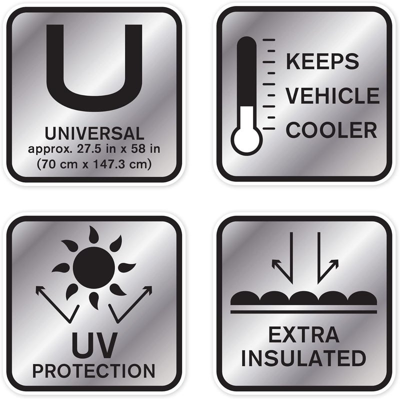 Plasticolor Batman Logo Accordion Bubble Sunshade - Image 4