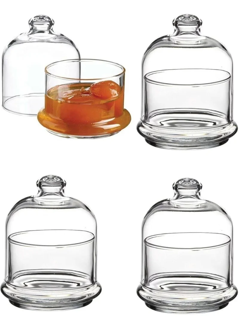 Paşabahçe Basic Covered Jam Bowl-Honey Bowl