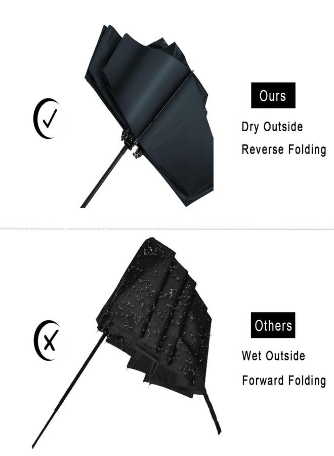 LANBRELLA Umbrella Compact Inverted Folding Umbrellas Auto Open Auto Close - C2.2 Light Grey - Image 3