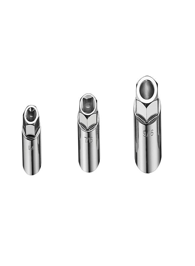 Kauplus 7PCS Stud Remover/Installer Tool Set, SAE Stud Removal Socket - 5/8", 9/16" 1/2", 7/16" 3/8", 5/16" 1/4" - Image 4