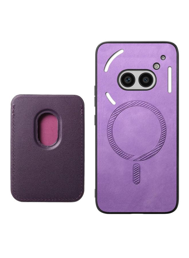 S-TOP Case For Nothing Phone 2a Retro Magsafe Card Bag PU Back Cover Phone Case - Image 5