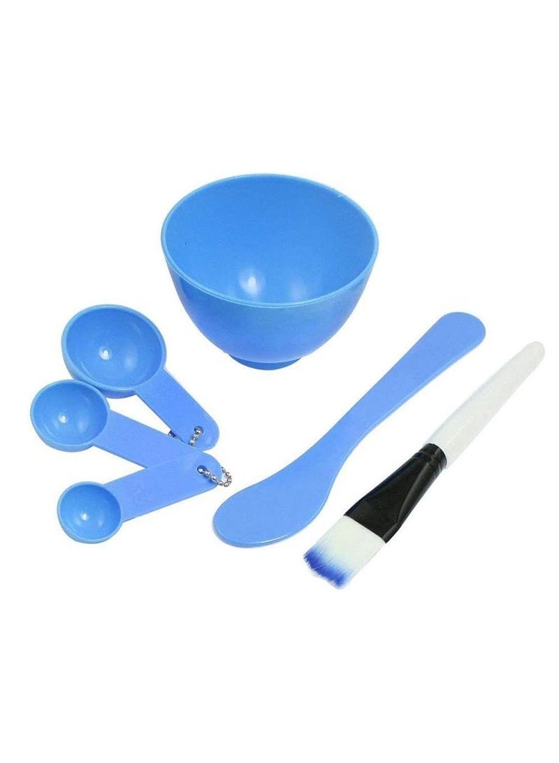 بلومنغ تايم مجموعة العناية بالوجه الكاملة دأناص : وعاء قناع الوجه 4 في 1 ومجموعة فرشاة للعناية بالبشرة المحمولة - غير سامة ، وردي وأزرق (مجموعتان) - Image 2