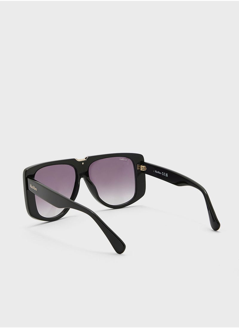 MaxMara - Oversized Shape Sunglasses - Image 1