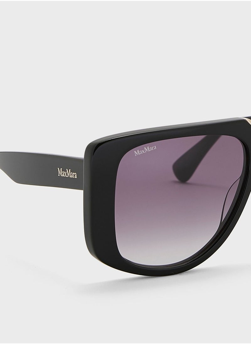 MaxMara - Oversized Shape Sunglasses - Image 1