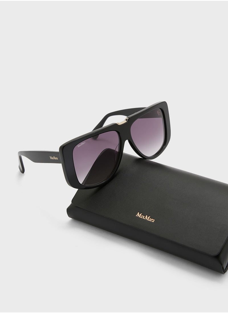 MaxMara - Oversized Shape Sunglasses - Image 1