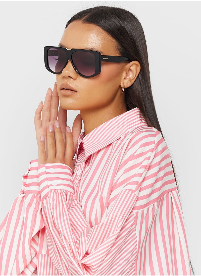 MaxMara - Oversized Shape Sunglasses - Image 1