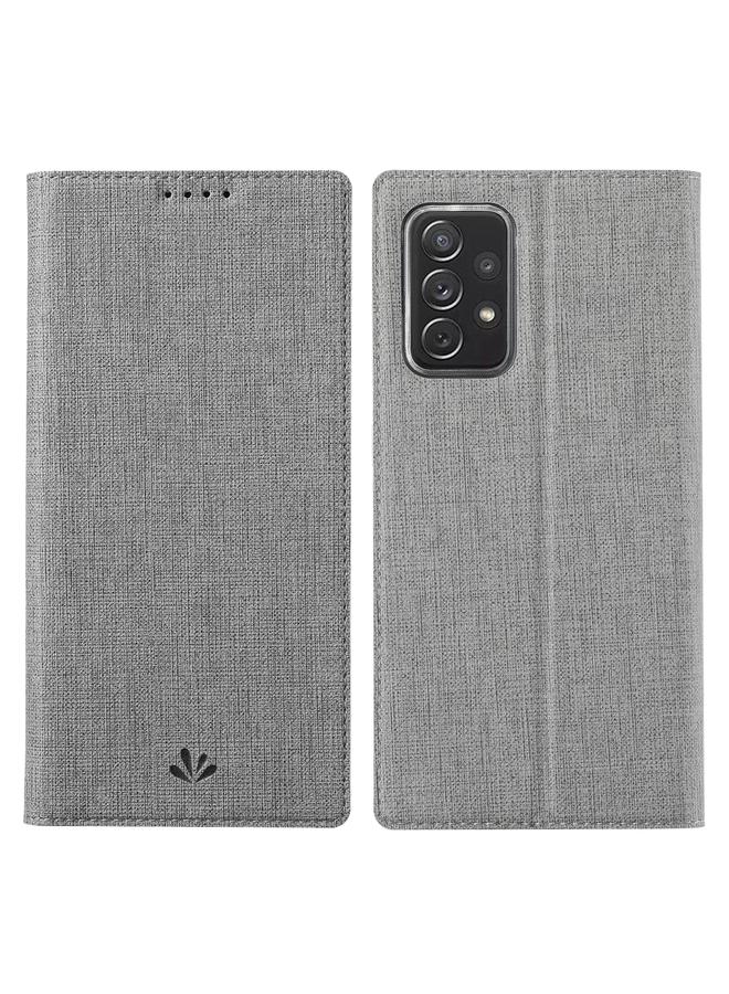 The Bros Case For Samsung Galaxy A52 5G / 4G DMX Series Shockproof TPU + PU Leather Magnetic Attraction Horizontal Flip Case with Card Slot & Holder