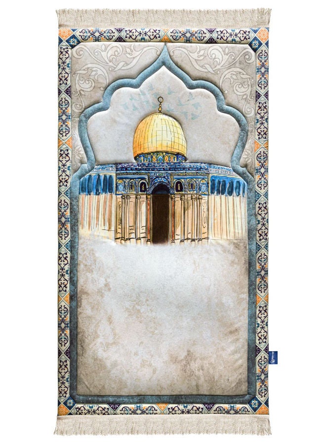 مصلية فاخرة بتصميم الاقصي - جودة عالية ونقش بارز 64x120 cm - Image 1
