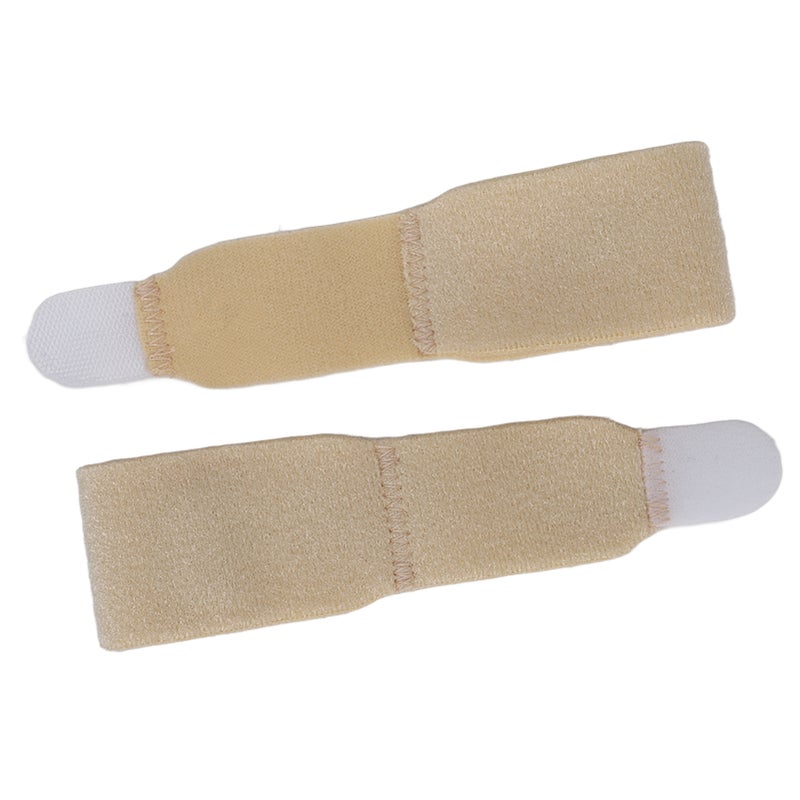 2pcs Toe Splint Wrap Skin Color Universal Soft Ergonomic Fabric Toe Separator Strap - Image 4
