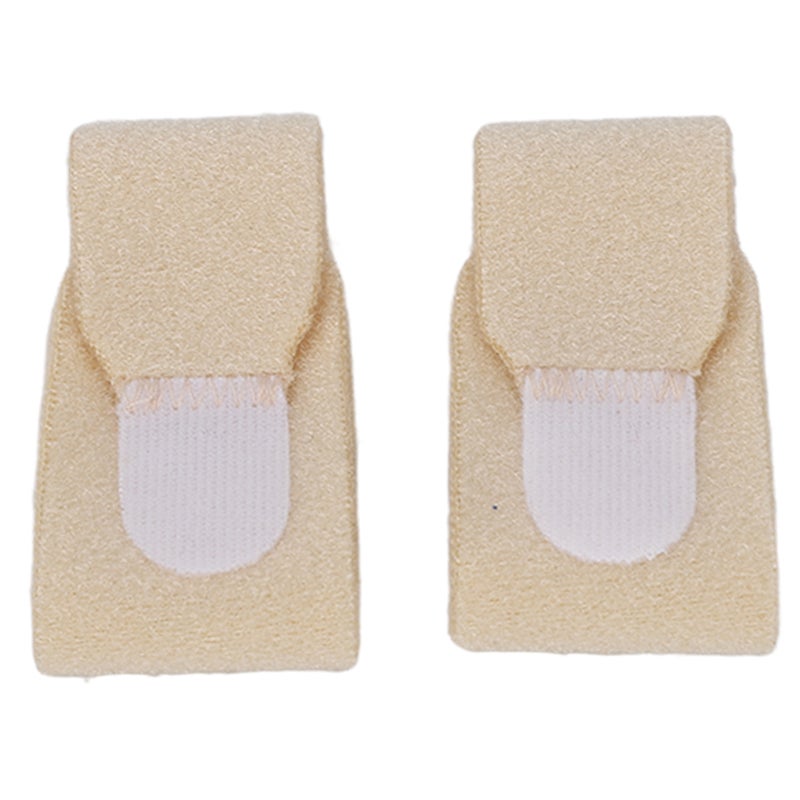 2pcs Toe Splint Wrap Skin Color Universal Soft Ergonomic Fabric Toe Separator Strap - Image 5