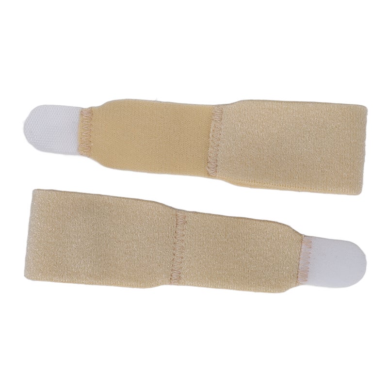 2pcs Toe Splint Wrap Skin Color Universal Soft Ergonomic Fabric Toe Separator Strap - Image 3
