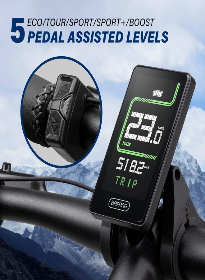 BAFANG 5 Pin Male Ebike Display for Bafang CAN Protocol Motors, Ebike Speedometer Bike Computer with 0-5 PAS, C020 (M620, M600, M560, M510, M420 mid Drive Motors), 36V-48V - Image 5