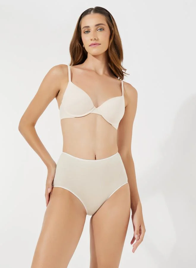 Styli Pack of 5 - Cotton Solid Full Brief