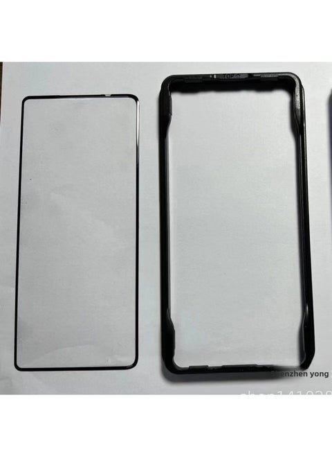 Suitable For huawei Mate 70 Pro Full Glue Tempered Film With Artifact Frame Mate X6 Folding Machine Full Glue Film-Color:Honor Magic V2/v3/vs3-Size:Scraper