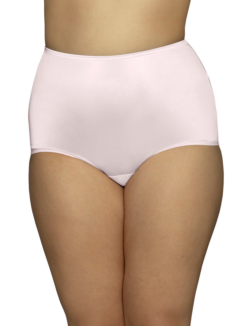 Vanity Fair Women's Perfectly Yours Ravissant Tailored Nylon Brief Panty - Size Small / 5 - Blushing Pink - Image 1