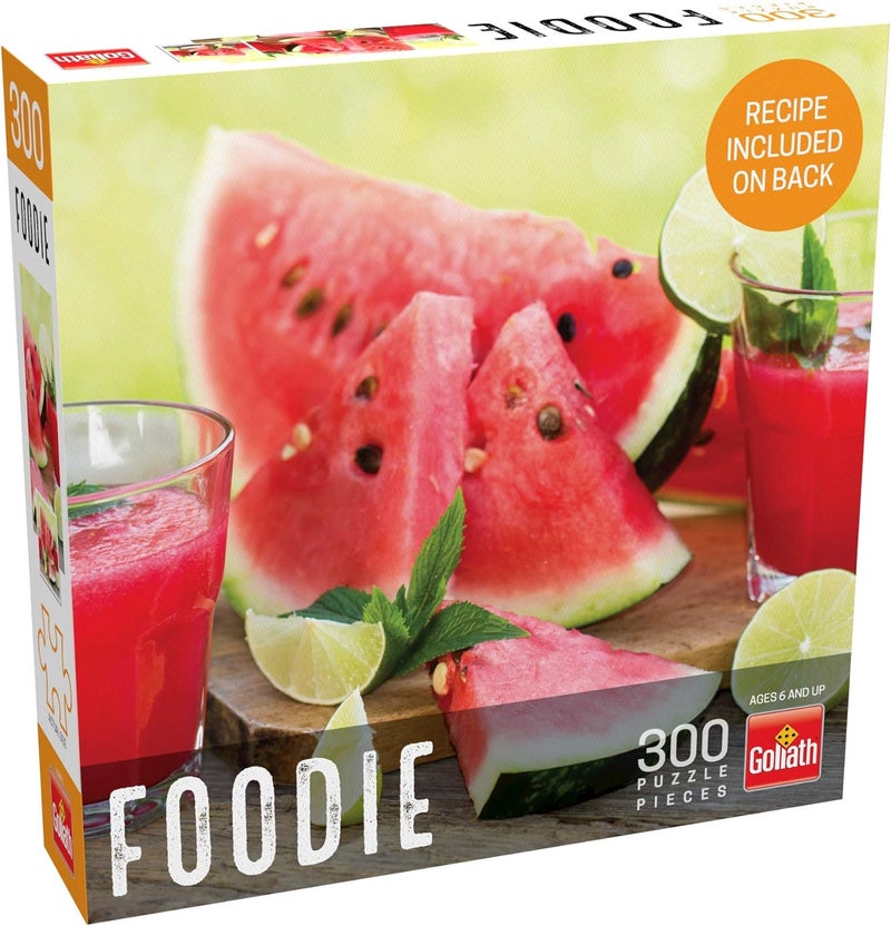 Goliath Foodie Puzzles Watermelon Smoothie 300piece Puzzle with a Finished Size of 195 x 1425 - Image 1